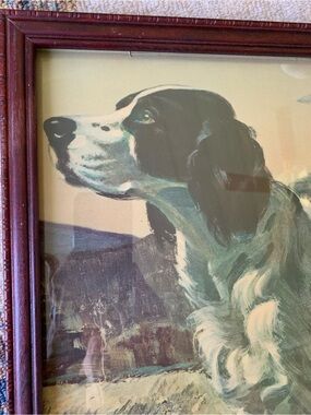 Original VTG Print By Churchill Ettinger “English Setter” Sporting Breed Dog Art